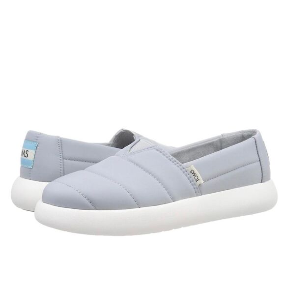 Toms Women's Camping & Trekking Espadrilles Size 6.5 Mid Grey Matte NEW in Box - Picture 1 of 8